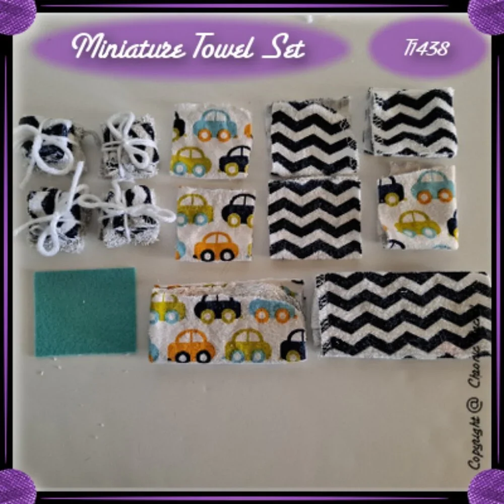 13-Pack Car and Striped Design Towel Sets with 4 Bundled Towels and Bath…